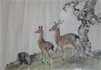 古木雙鹿藏品圖，第1張