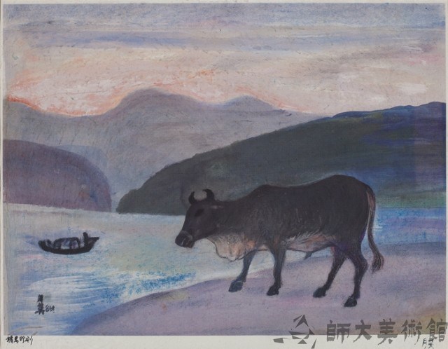 河邊的牛藏品圖，第1張