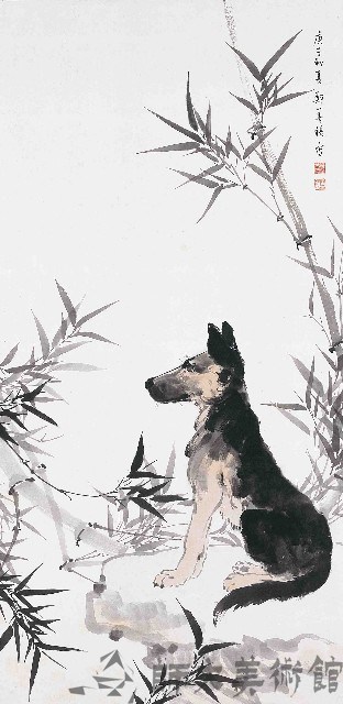 竹犬圖藏品圖，第1張