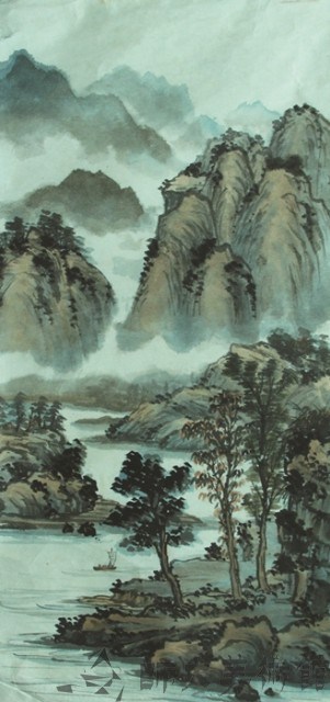 山水藏品圖，第1張