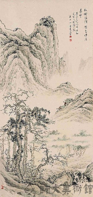 寒林蕭寺圖藏品圖，第1張