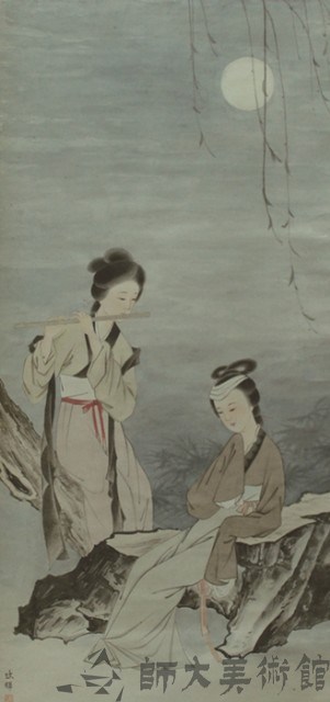 月下兩仕女藏品圖，第1張