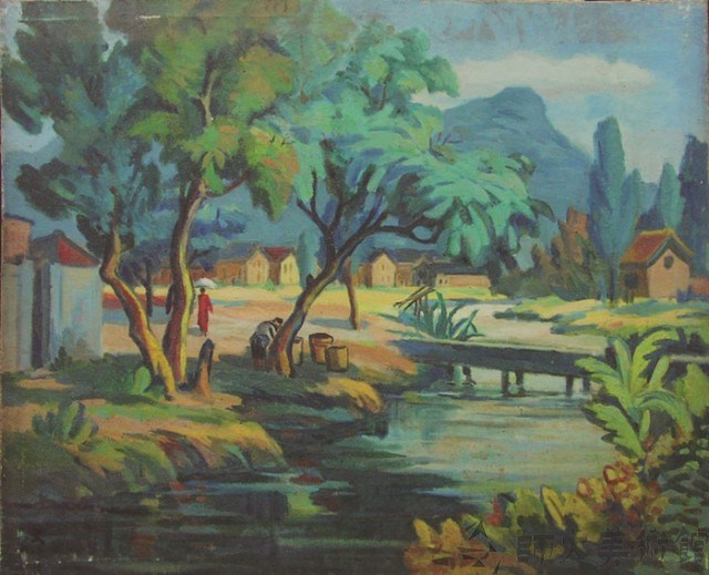 河岸風光藏品圖，第1張