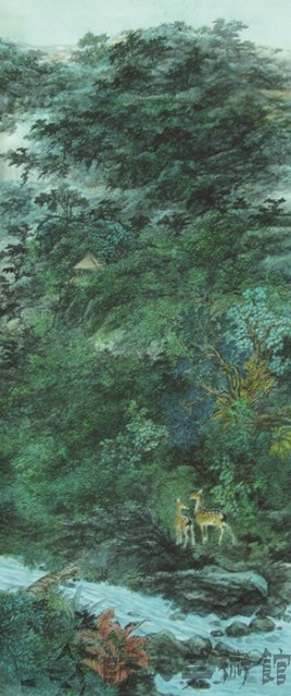 山鹿飲泉圖(三)藏品圖，第1張