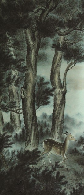 鹿群(左)藏品圖，第1張
