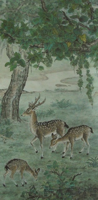 樹與鹿(三)藏品圖，第1張