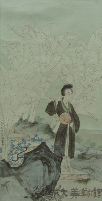 蕉蔭仕女圖藏品圖，第1張