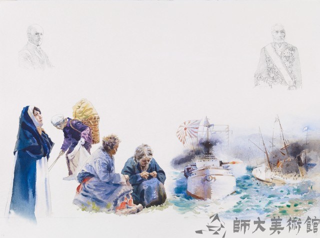「都怪達爾文-當真真面對她的偶像」系列畫作-5藏品圖，第1張