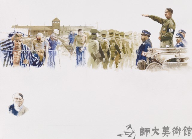 「都怪達爾文-當真真面對她的偶像」系列畫作-6藏品圖，第1張