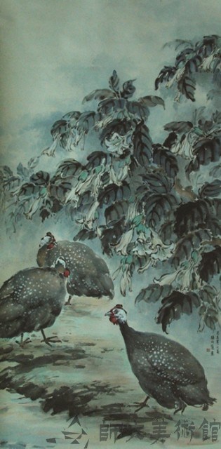花鳥聯屏-花蔭野趣(一)藏品圖，第1張