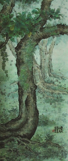 樹與鹿(一)藏品圖，第1張