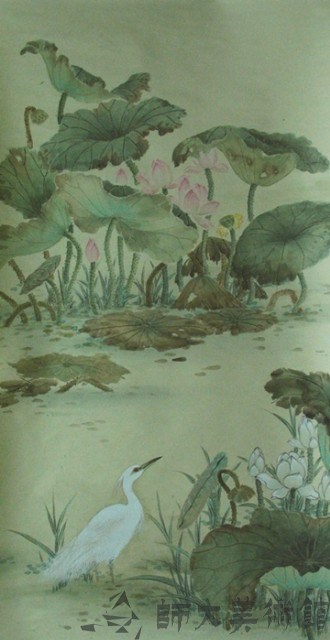 鷺鷥荷花(一)藏品圖，第1張