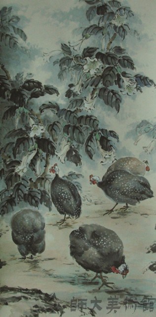 花鳥聯屏-花蔭野趣(二)藏品圖，第1張