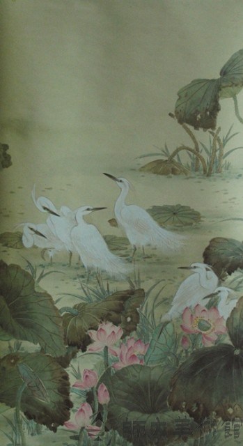 鷺鷥荷花(二)藏品圖，第1張