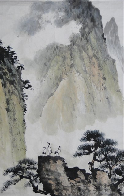 蒼松白鶴藏品圖，第1張