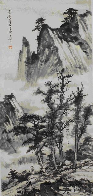 獨對青山藏品圖，第1張