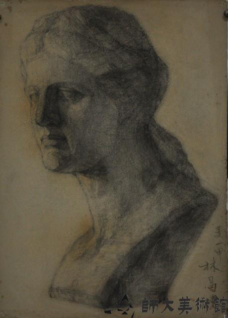 石膏像素描寫生藏品圖，第1張