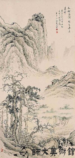 寒林蕭寺圖藏品圖，第1張