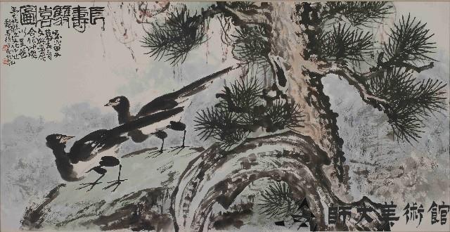 長壽雙喜圖藏品圖，第1張