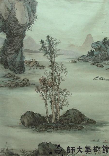 秋江垂釣藏品圖，第1張