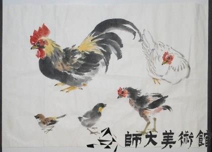 畫雞示範藏品圖，第1張