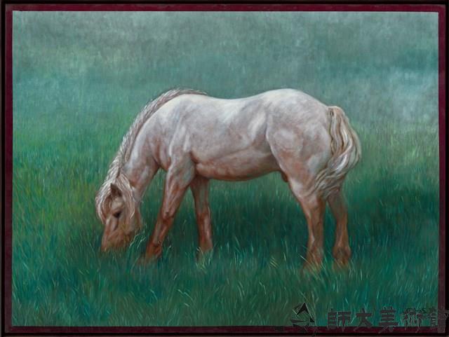 可汗的轉世神馬—溜圓白駿藏品圖，第1張