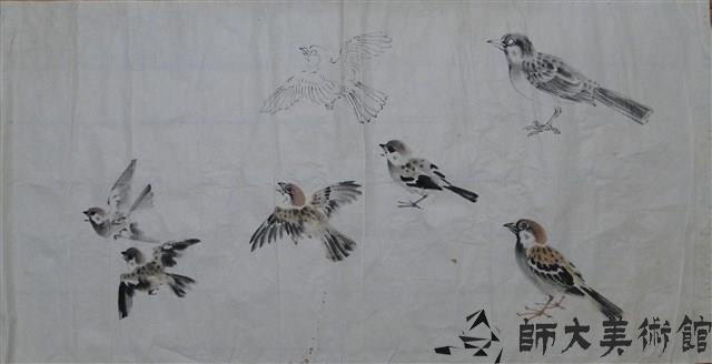 麻雀畫法藏品圖，第1張