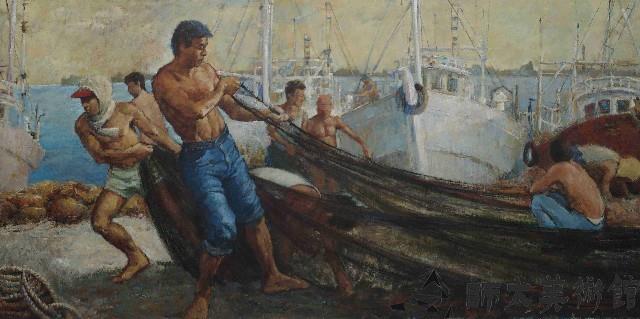 興達港的漁夫藏品圖，第1張