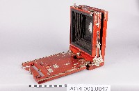骨董蛇腹照相機藏品圖，第1張