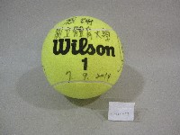 簽名網球模型：詹皓晴、詹詠然簽名藏品圖，第1張