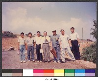 蔡敏忠院長巡視合影2(國立體育學院創校照)-相片藏品圖，第1張