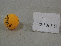 杜美華簽名乒乓球藏品圖，第1張