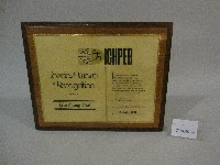 ICHPER紀念牌-國際健康體育休閒協會贈藏品圖，第1張