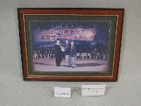 國立體育學院十七周年校慶慶祝大會暨名譽博士學位頒獎典禮周宏室校長宏室頒獎-相片(裝框)藏品圖，第1張