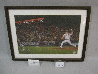 陳偉殷簽名棒球賽-相片(裝框)藏品圖，第1張