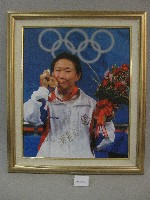 舉重選手陳葦綾-簽名相片(裝框)藏品圖，第1張