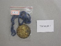 台灣省第21屆全省運動會優勝紀念-金牌獎獎牌藏品圖，第1張