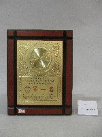 中華民國大專院校96年度教職員工羽球錦標賽-個人賽百齡組雙打賽 -第一名獎牌藏品圖，第1張