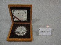 中國山東體育學院建校50週年紀念幣藏品圖，第1張