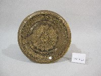 金色花紋幾何圖-紀念盤藏品圖，第1張