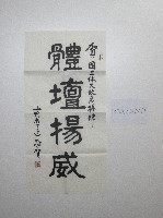 書法題字-體壇揚威 藏品圖，第1張