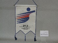 小錦旗紀念品-丹麥體操藝術運動聯合會DGI贈藏品圖，第1張