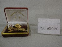 南京市第16屆運動會-紀念領帶夾徽章組藏品圖，第1張