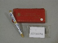 白底藍花紋-紀念原子筆藏品圖，第1張