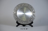 中華民國壘球協會致贈蔡敏忠博士紀念銀盤藏品圖，第1張