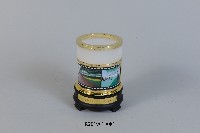 哈爾濱體育學院50周年校慶紀念品-仿玉琮筆筒藏品圖，第1張