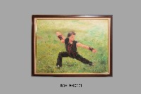 油畫-國術系列：打拳藏品圖，第1張