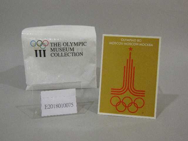 1980年夏季奧林匹克運動會海報圖-明信片