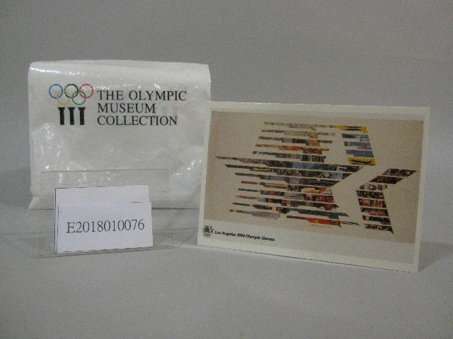 1984年夏季奧林匹克運動會海報圖-明信片