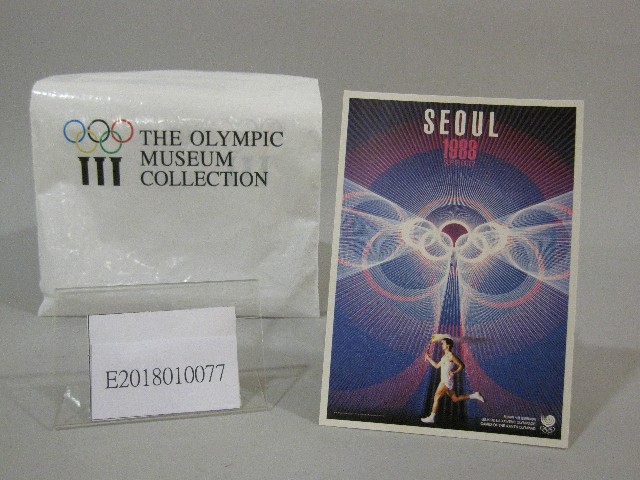 1988年夏季奧林匹克運動會海報圖-明信片